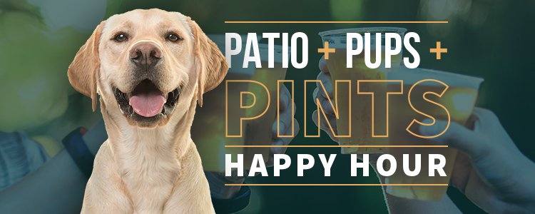 Patio, Pups & Pints Background Image